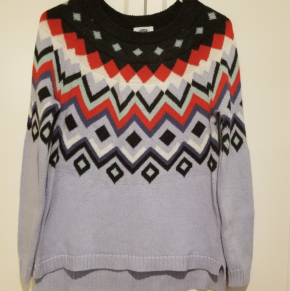 Old Navy fair isle sweater